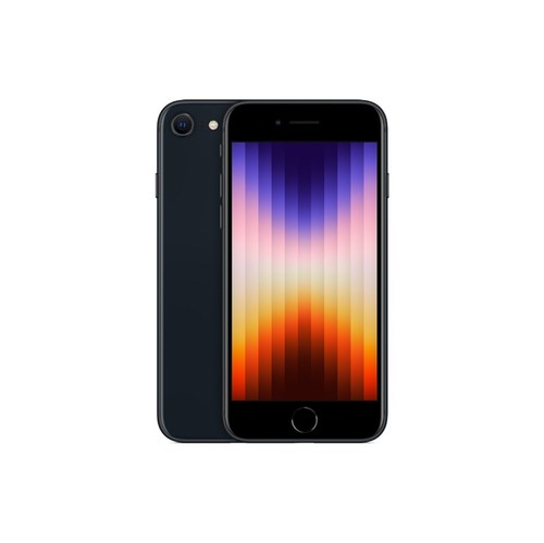 Apple iPhone SE (3. Gen.) 2022 - 64GB - Midnight  (Ohne Simlock) (Dual Sim)