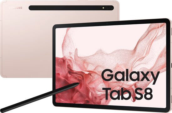 Samsung Galaxy Tab S8 5G 256GB Pink Neu