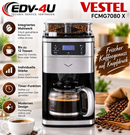 Vestel FCMG7080 X ☕ Kaffeemaschine mit Mahlwerk | 12 Tassen | NEU OVP