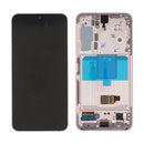 LCD + Touch + Frame für S901B Samsung Galaxy S22 - pink gold