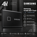 Samsung Portable SSD T7 Touch 1TB Schwarz – Symbolbild