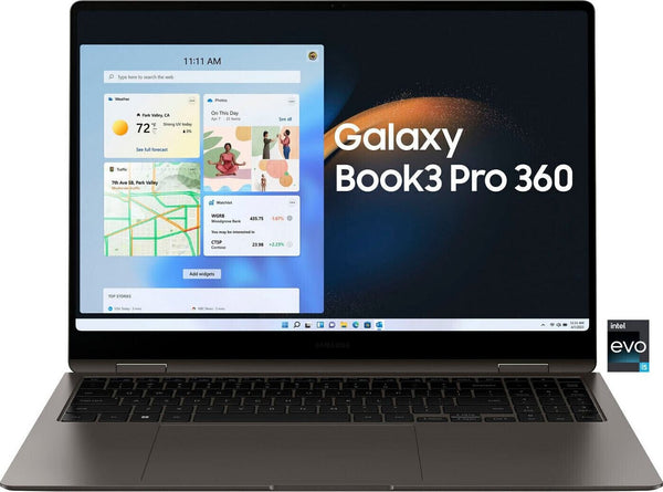 Samsung Galaxy Book3 Pro 360 16 Zoll (512GB SSD, Intel Core i7 13. Gen, 5,00...